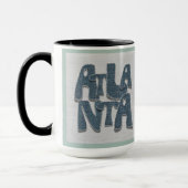 Atlanta Georgia Denim Mug  Mok (Links)
