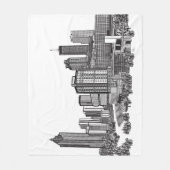 Atlanta Georgia Fleece Deken (Voorkant)