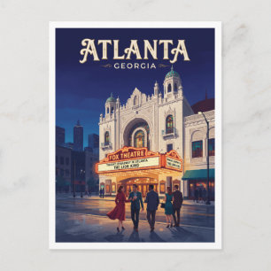 Atlanta, Georgia — Fox Theatre Reis Cadeau Briefkaart