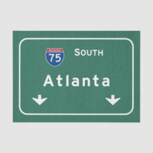 Atlanta Georgia ga Interstate Highway Freeway : Tissuepapier