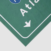 Atlanta Georgia ga Interstate Highway Freeway : Tissuepapier (Detail)