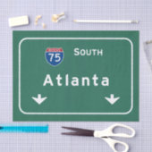 Atlanta Georgia ga Interstate Highway Freeway : Tissuepapier (Craft)