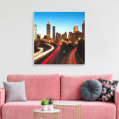 Atlanta Georgia gepantserd Canvas art 16.80 x 17.5 (Insitu (Woonkamer))