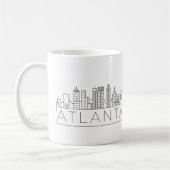 Atlanta Georgia gestileerde skyline Koffiemok (Links)