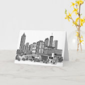 Atlanta Georgia Kaart (Gele Bloem)