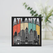 Atlanta Georgia Kaart (Staand voorkant)