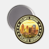 Atlanta Georgia Magneet (Voorkant / Achterkant)