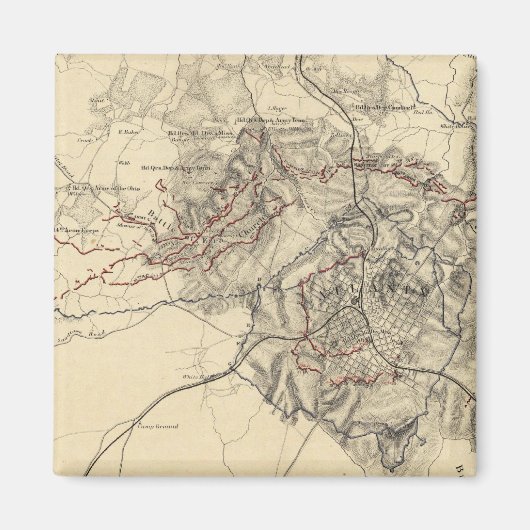 Atlanta, Georgia Magneet (Voorkant)