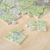 Atlanta Georgia Map (1981) Legpuzzel (Zijkant)