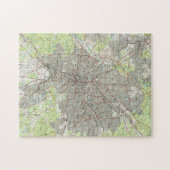 Atlanta Georgia Map (1981) Legpuzzel (Horizontaal)
