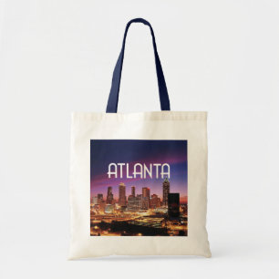 Atlanta Georgia met foto van skyline in de stad Tote Bag