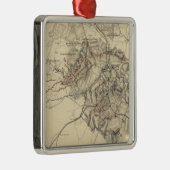 Atlanta, Georgia Metalen Ornament (Rechts)