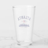 Atlanta Georgia Modern Cityline Glas (Achterkant)