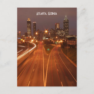 Atlanta Georgia op het Dusk-Briefkaart Briefkaart