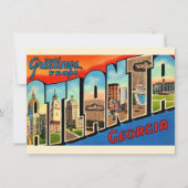 Atlanta Georgia Oude Ansichtkaart (Voorkant)