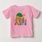 Atlanta, Georgia | Peach Skyline (Voorkant)