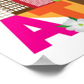 Atlanta, Georgia | Peach Skyline Poster (Hoek)