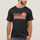 Atlanta Georgia Peach Southern Girls Retro  T-shirt (Voorkant)