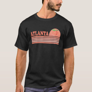 Atlanta Georgia Peach Southern Girls Retro  T-shirt