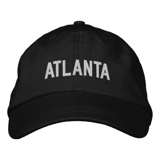 Atlanta Georgia Persoonlijke Verstelbare Hoed Geborduurde Pet (Voorkant)