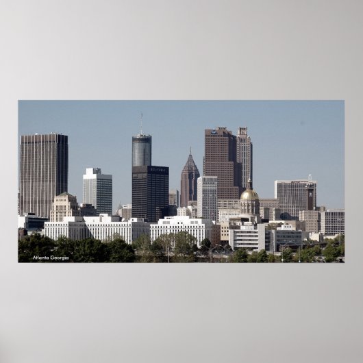 Atlanta Georgia Poster (Voorkant)