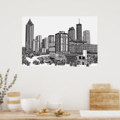 Atlanta Georgia Poster (Keuken)