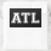 Atlanta Georgia Rechthoekige Sticker (Tas)