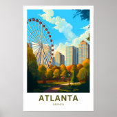 Atlanta Georgia Reisprint Poster (Voorkant)