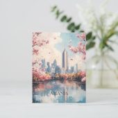 Atlanta Georgia Reizen Briefkaart (Staand voorkant)