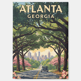 Atlanta Georgia Reizen Magneet