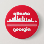 Atlanta Georgia Ronde Button 7,6 Cm (Voorkant)