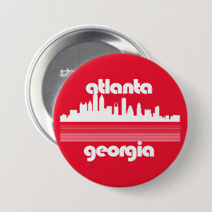 Atlanta Georgia Ronde Button 7,6 Cm