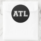 Atlanta Georgia Ronde Sticker (Tas)