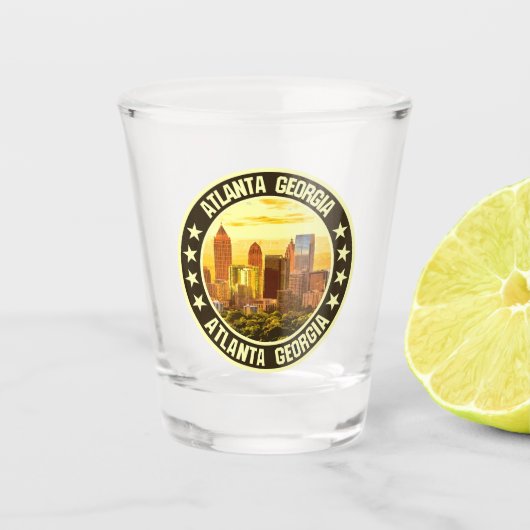 Atlanta Georgia Shot Glas (Voorkant)