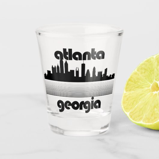 Atlanta Georgia Shot Glas (Voorkant)