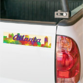 ATLANTA, GEORGIA SILHOUET - SG - Bumpersticker (Op Truck)