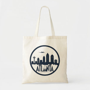 Atlanta Georgia Silhouette Tote Bag