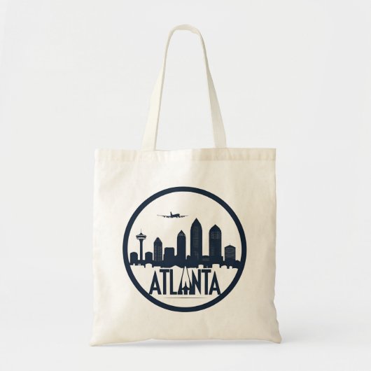 Atlanta Georgia Silhouette Tote Bag (Voorkant)