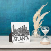 Atlanta Georgia Skyline Art Fotoplaat (Insitu)
