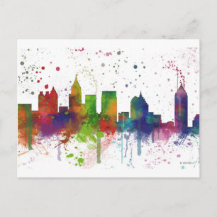 ATLANTA GEORGIA SKYLINE BRIEFKAART