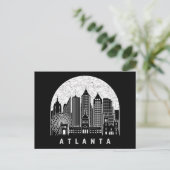 Atlanta Georgia Skyline Briefkaart (Staand voorkant)