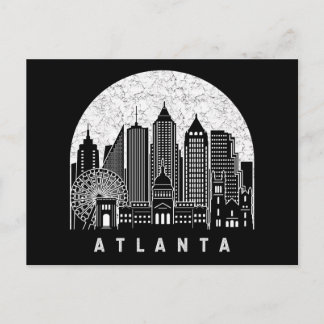 Atlanta Georgia Skyline Briefkaart