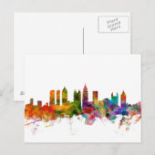 Atlanta Georgia Skyline Briefkaart (Voorkant / Achterkant)
