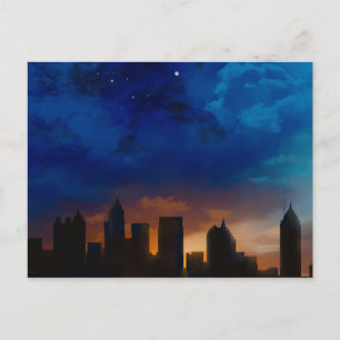 ATLANTA GEORGIA SKYLINE BRIEFKAART