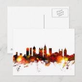 Atlanta Georgia Skyline Briefkaart (Voorkant / Achterkant)