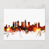 Atlanta Georgia Skyline Briefkaart (Voorkant)