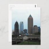 Atlanta, Georgia skyline Briefkaart (Voorkant / Achterkant)