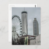 Atlanta Georgia skyline Briefkaart (Voorkant / Achterkant)