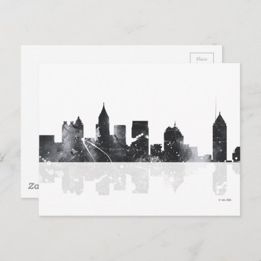 ATLANTA GEORGIA SKYLINE - Briefkaarten (Voorkant / Achterkant)