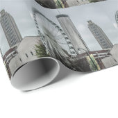 Atlanta Georgia skyline Cadeaupapier (Rol Hoek)